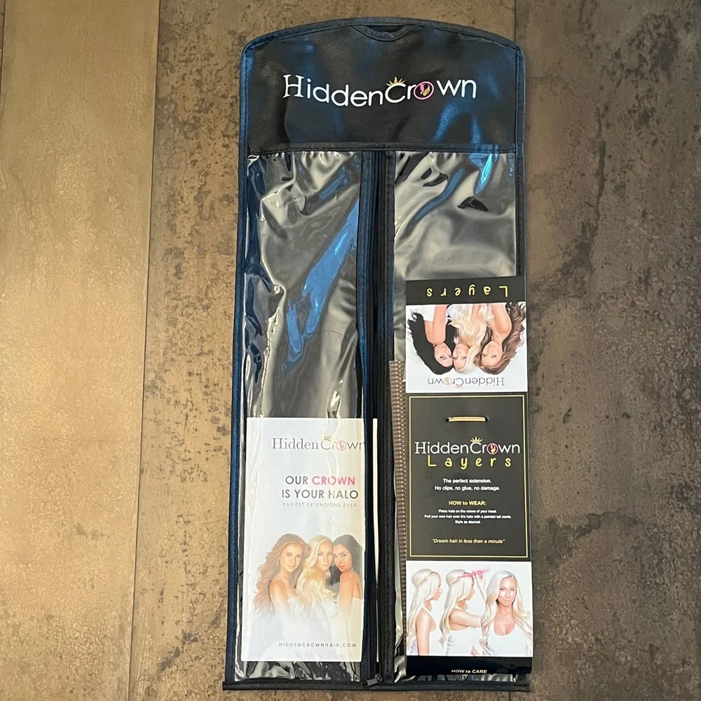 Hidden Crown Layers Halo Hair Extension Jet Black - Picture 9 of 10